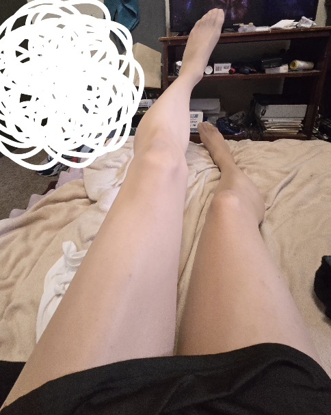 Do my legs look feminine and girly enough to you?