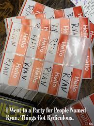 How many people named Ryan do you know in real life?