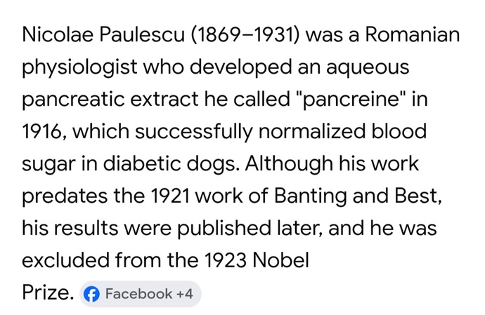 Should Nicolae Paulescu be honored for his work in diabetic research?