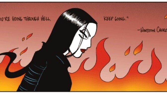 Have you ever felt like you were walking through hell in life?
