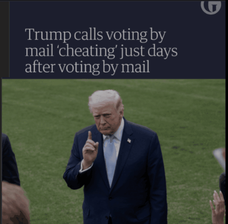 Is it crazy that voting was fine for 200 years until Trump lost?