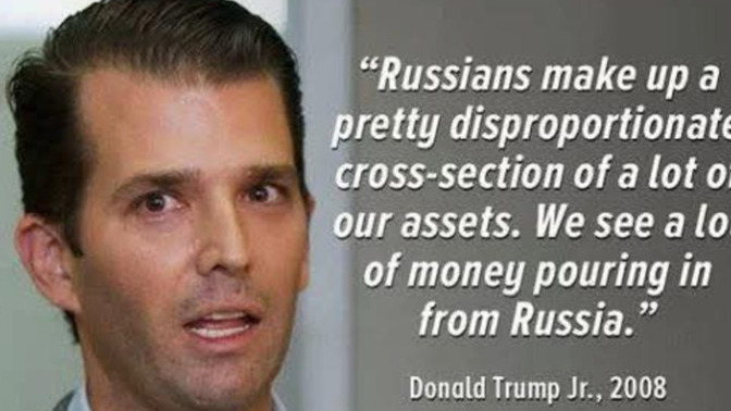 Does this give pretty clear insight into Trump's relationship with Putin?