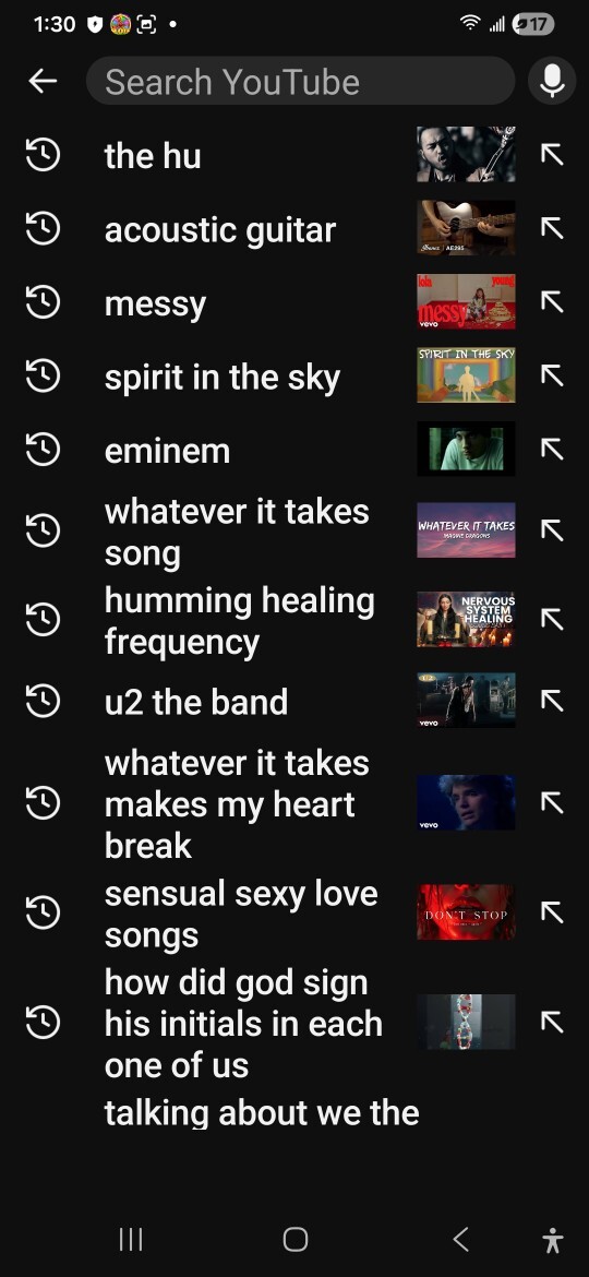 What was your last YouTube search (no cheating)?