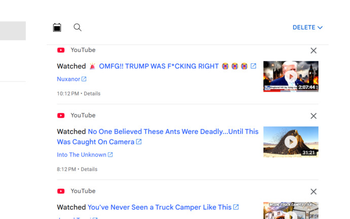 What was your last YouTube search (no cheating)?