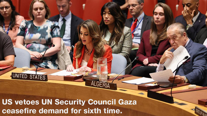 Is there any logical justification for the USA to veto UN resolutions against Israel's genocide and crimes, that are otherwise unanimous resolutions?