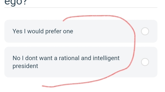 Do polls like these indicate the sides of good and evil?