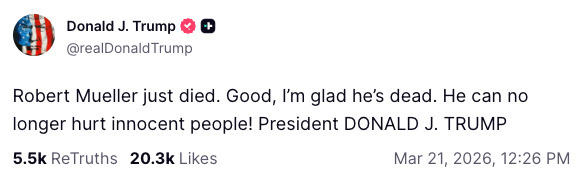 WTF did Trump say about a person's death?