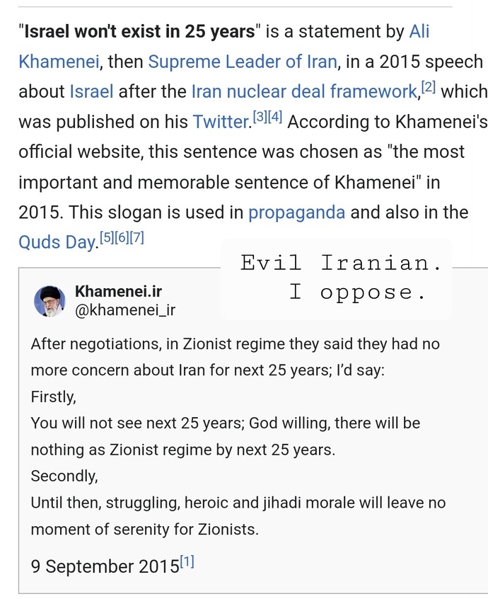 Why are they against Iran having nukes?