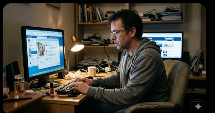 Why do some men pretend to be women online in chats and forums?