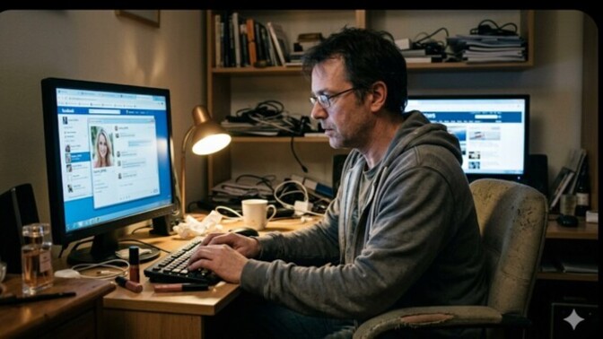 Why do some men pretend to be women online in chats and forums?