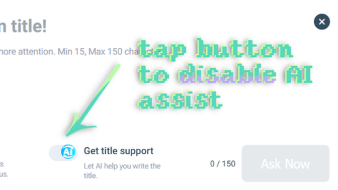 Askers, do you pay attention to the new & blue button?