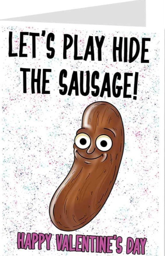 When you hear play hide the sausage what springs to mind?