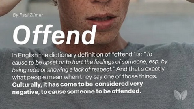 Would you be offended?