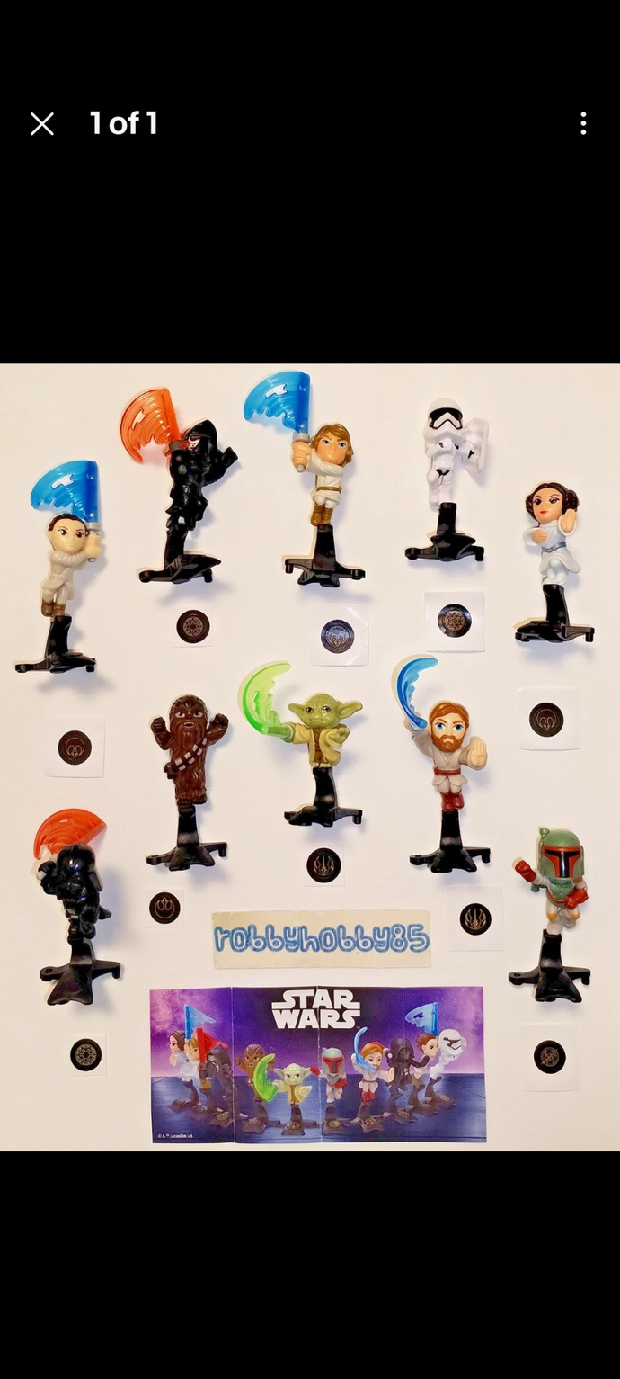 Are these little Star Wars Kinder Egg toys worth collecting?