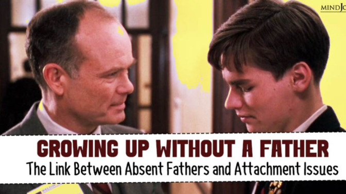 How does growing up with an absent father affect sons and daughters differently?