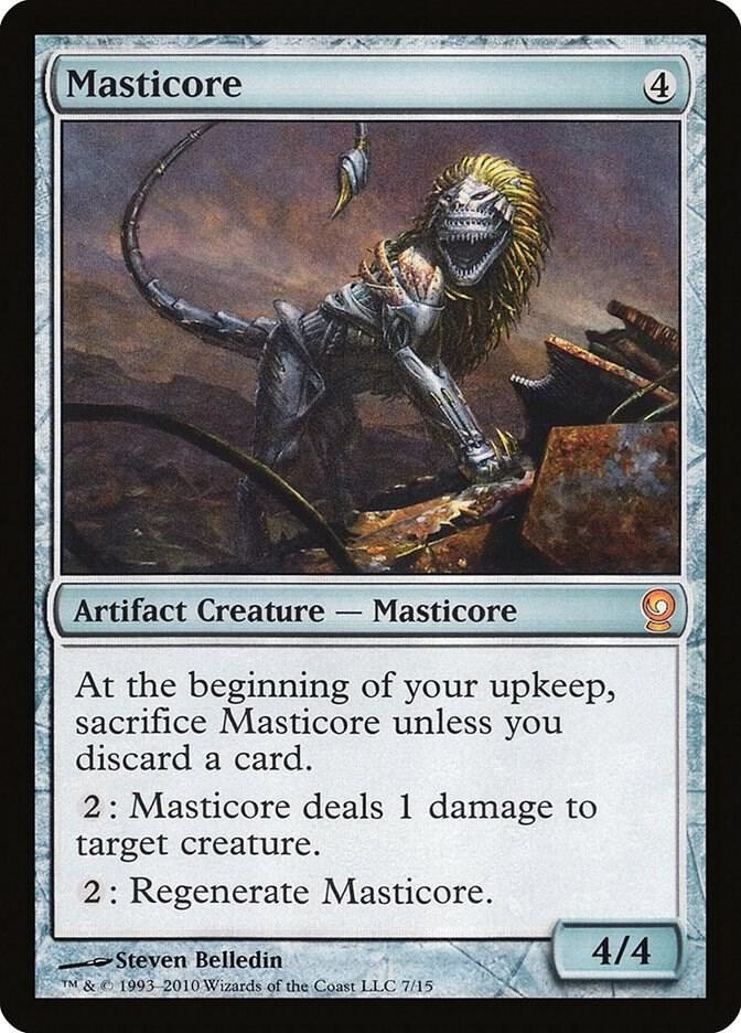 Why do AI and players still underrate Masticore in Premodern MTG?