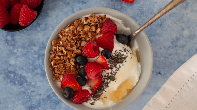 I like my granola with yoghurt. Do you have your granola with milk or yoghurt?