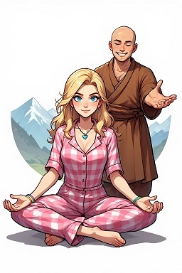 Actual simulation of Random seeking enlightenment from the one handed Monk