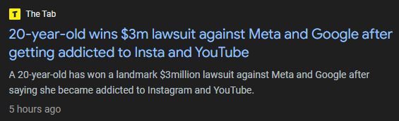 Should social media sites be legally responsible if some people become addicted to them?