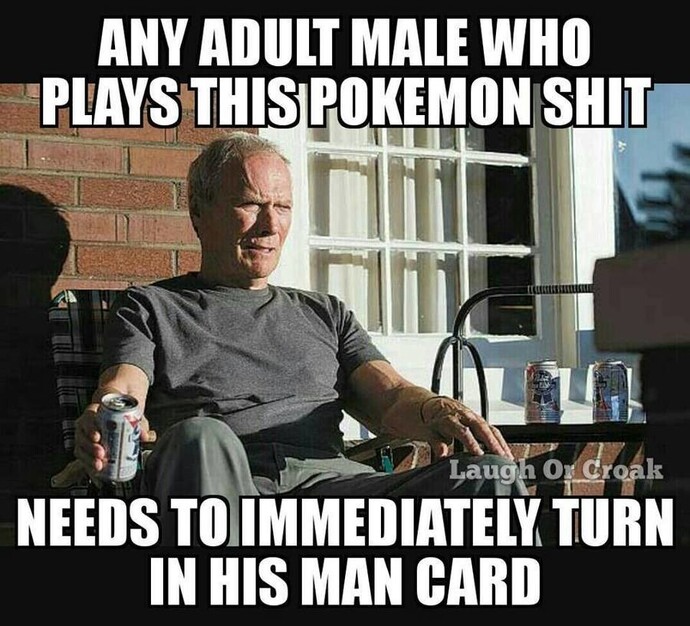 Would you judge a grown ass man for playing Pokemon games?