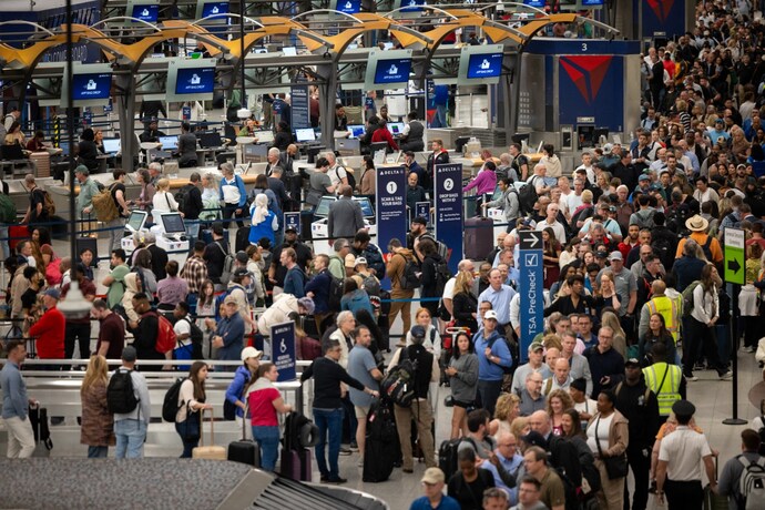 Do these stranded travelers realize Biden is why they’re stuck at the airport?