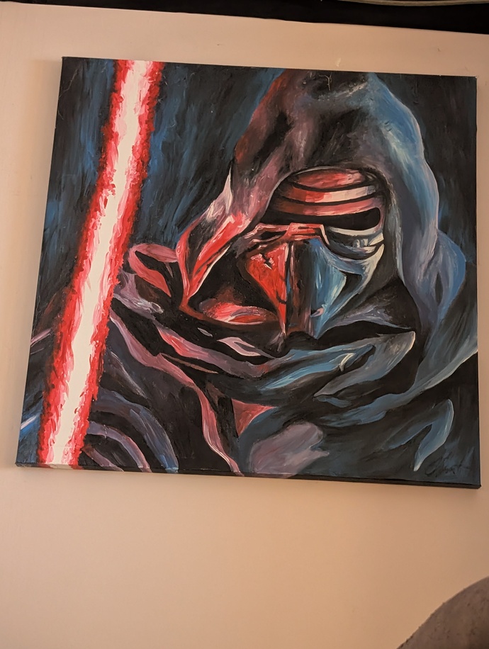 What do you think of these Star Wars paintings my sister made?