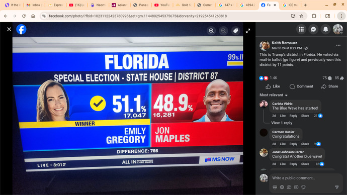Is a blue wave coming after Democrats win big in Florida special election?