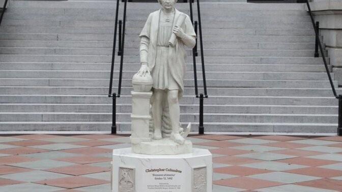 Is Christopher Columbus a hero?