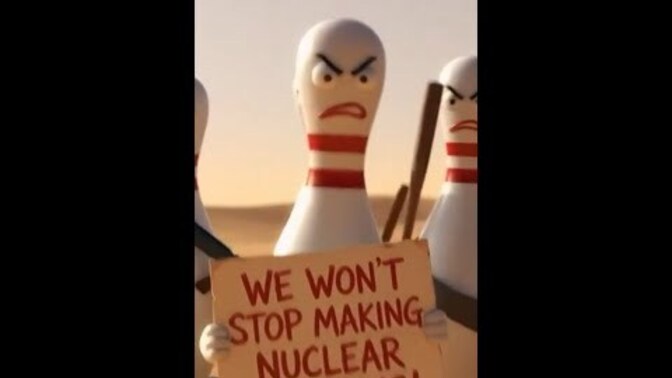 Does the Trump Administration post videos like this to present war as though it's a game and not to be taken seriously?
