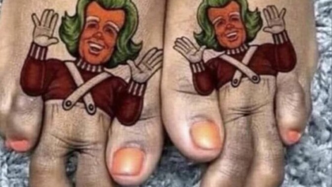 Would my toenails look better painted a different colour?