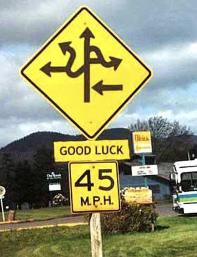 I wonder how many accidents happened here.