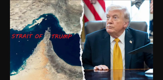 Should the name of the Strait of Hormuz be changed to the Strait of Trump?