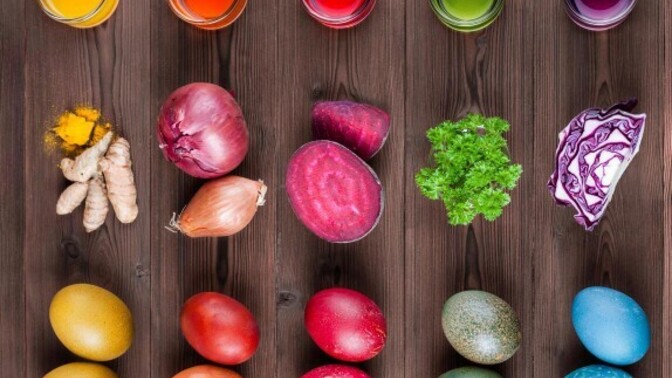 Naturally colored Easter Eggs?