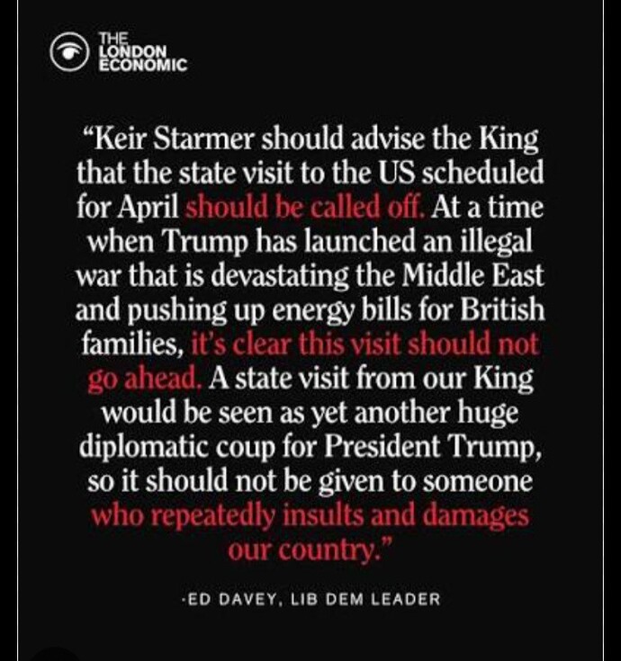 Should King Charles state visit to the USA be cancelled?