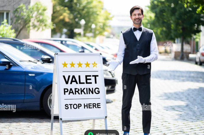 Who tipped the Parking Valet the most, Toyota Camry, Tesla or Porsche?