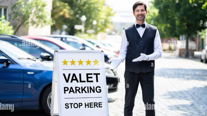Who tipped the Parking Valet the most, Toyota Camry, Tesla or Porsche?