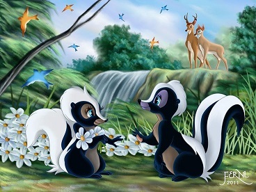 Do you have skunks and chipmunks?