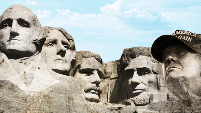 Would you accept Trump on Mount Rushmore if he resigned now?