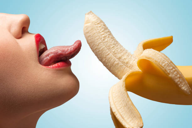 What is the most polite or proper way to eat a banana in public?