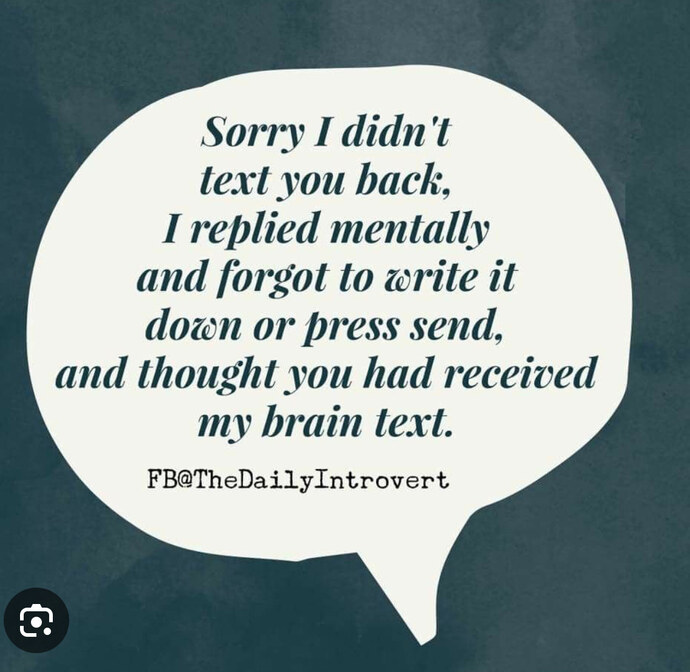 What would you say is the most likely reason you would not respond to a dm or text to someone you have been talking to?