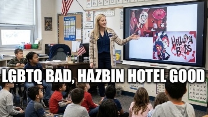 Why do some teachers see adult cartoons as kid-safe but not LGBTQ or drag?