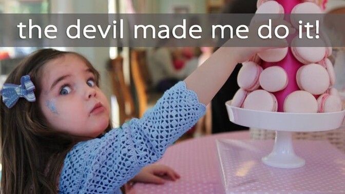 Would you ever accept ‘the devil made me do it’ as an excuse?