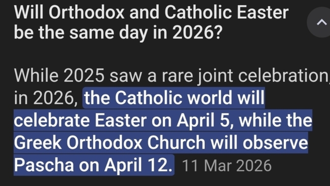 Why don't Orthodox and Catholic churches celebrate Easter on the date Jesus said?