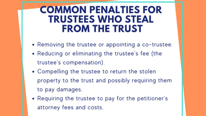 Instead of a slap on the wrist and an order to repay, should stealing from a minor's college trust fund have the same penalty as bank fraud?