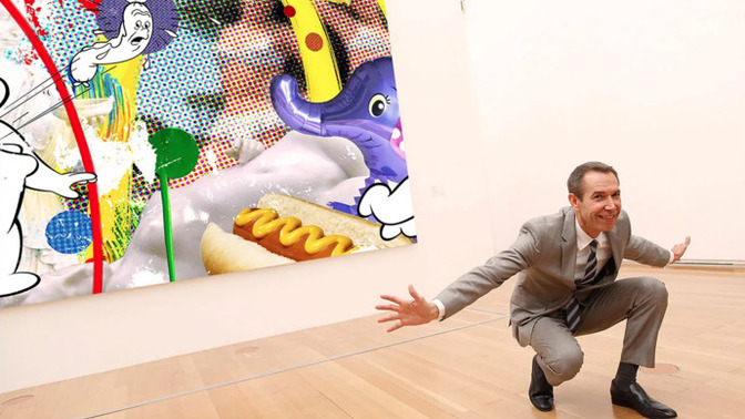 Are traditional painters like Jeff Koons still relevant in the digital age?