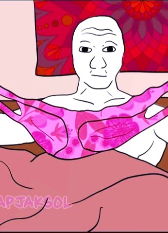 What does it mean if a guy has a picture of his ripped shirtless body as his cell phone wallpaper?