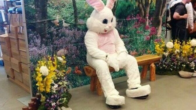 How would you feel if some crazy guy kept telling all the kids that ‘THERE IS NO Easter BUNNY! IT’S JUST A GUY IN A SUIT’?