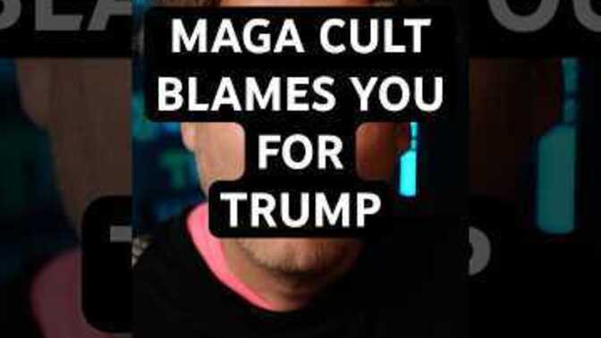 Isn't this an excellent explanation as to why most MAGA followers refuse to blame Trump for anything negative?