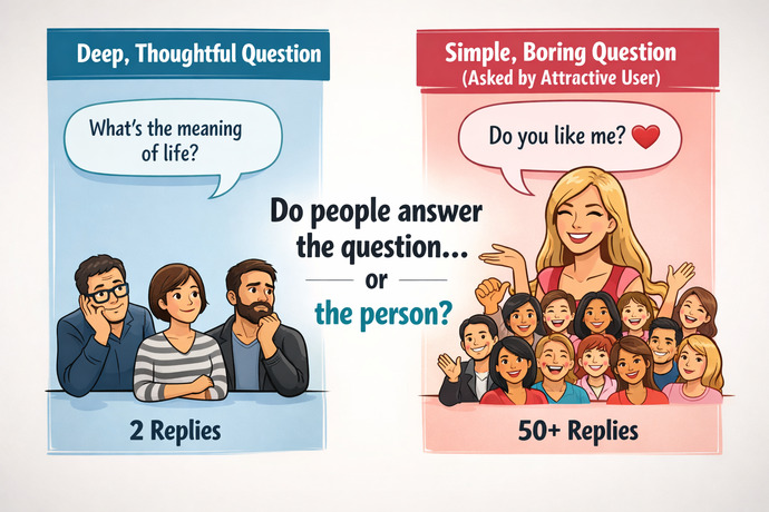 Do people answer for real interest in the question or for the asker’s attention?