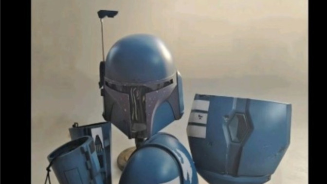 What do you think of my Mandalorian cosplay look?